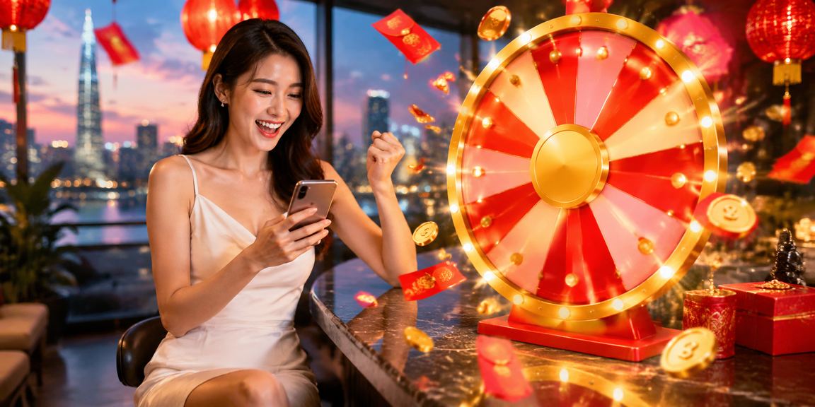 Lễ rút thăm may mắn với đèn lồng tại TP.HCM mang không khí Tết truyền thống
